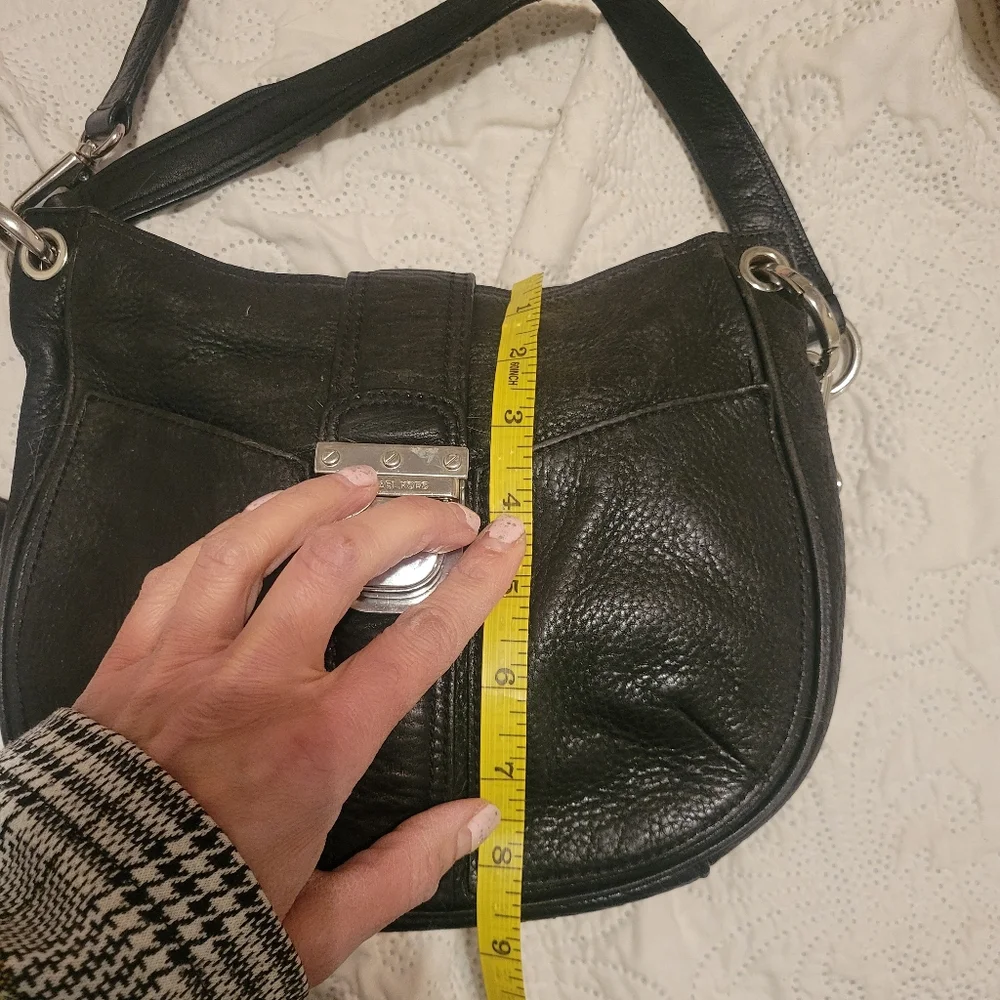 Y2K Vintage Michael Kors Hobo Bag with D-Ring Clasp. Timeless Classic Minimalist